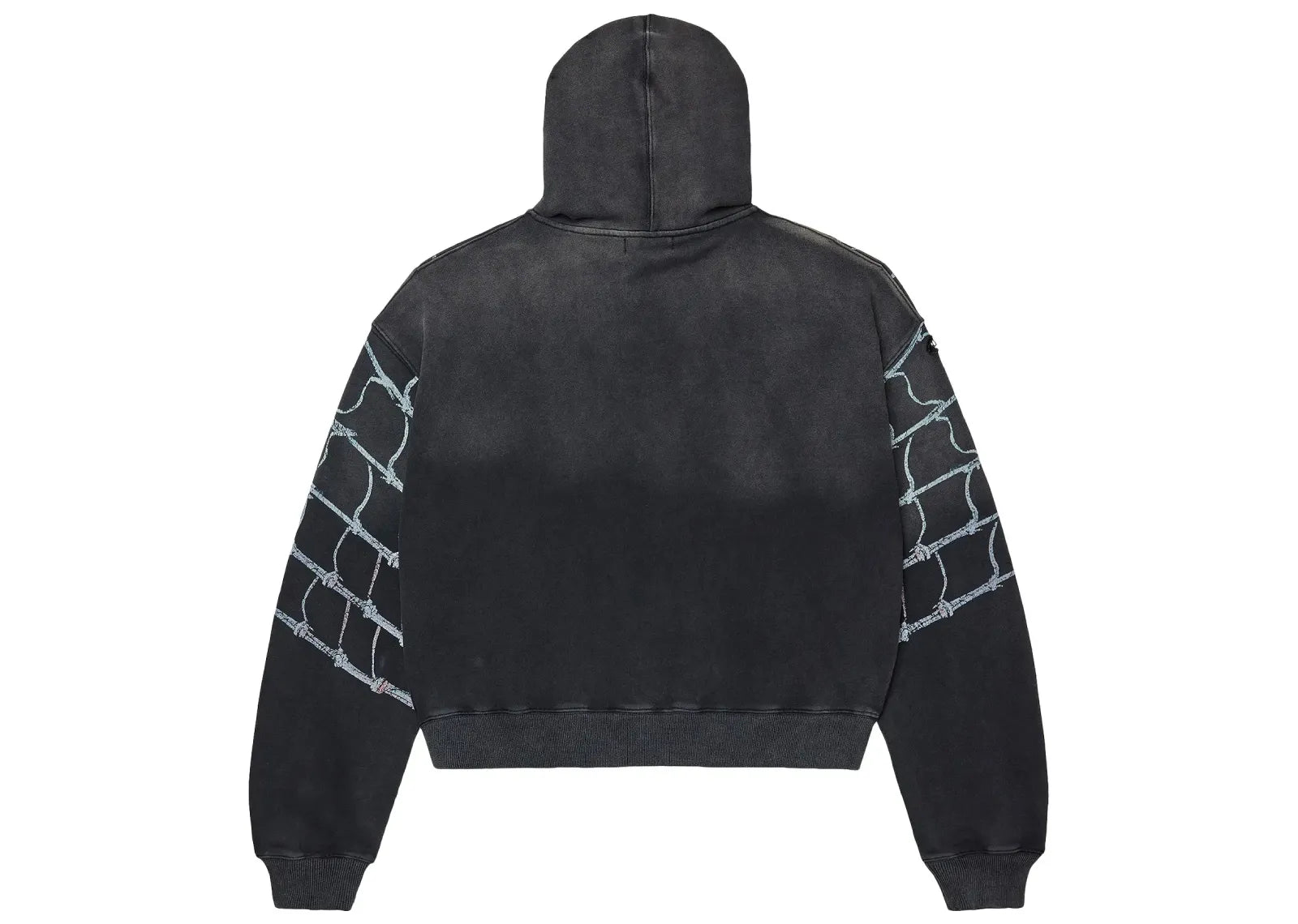 Widow Big Zip Up Hoodie Black