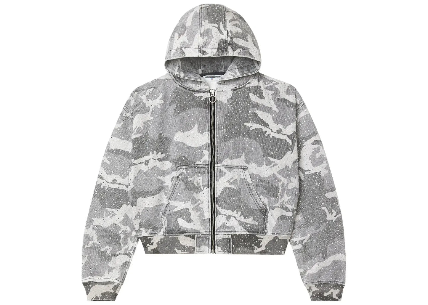 Winter Crystal Camo Work Jacket Washed/White/Camo